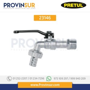 Llave de esfera, 1/2" de zinc, 23146 Pretul