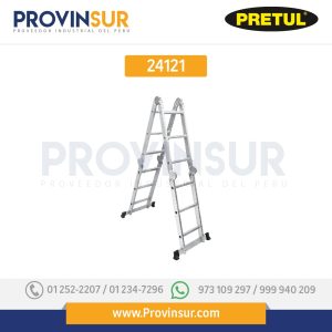Escalera de Multiposición, 12 Escalones 24121 Pretul