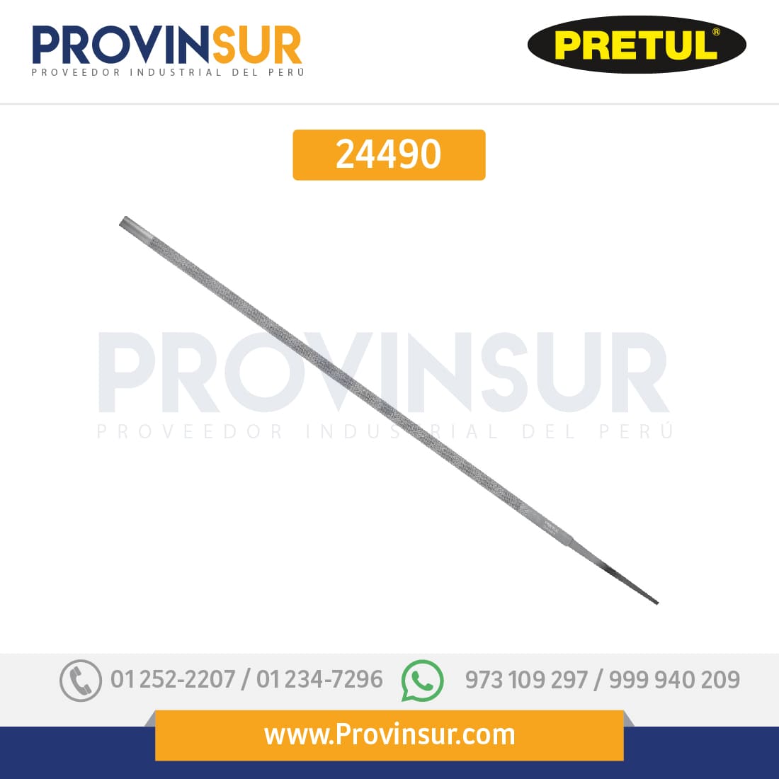 Lima para motosierra 5/32", 24490 Pretul 1 Lima para motosierra 5/32", Pretul