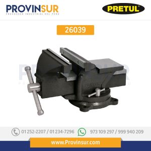 Tornillo de banco, hierro gris, 4", 26039 Pretul