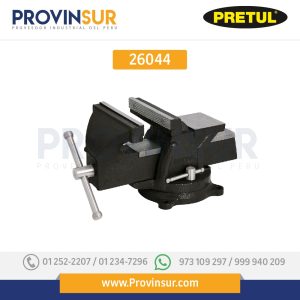 Tornillo de banco, hierro gris, 8", 26044 Pretul