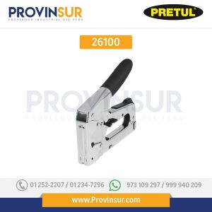 Engrapadora tipo pistola c/500 grapas (5/16" y 1/2"), 26100 Pretul