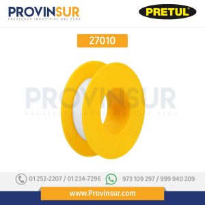 Cinta sella roscas, uso general, 7 m, 1/2", Pretul