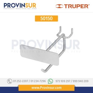 Ganchos rectos con porta-etiqueta, 4" 50150 Truper