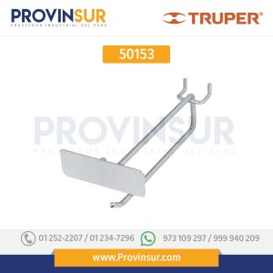 Ganchos rectos con porta-etiqueta, 6" 50153 Truper