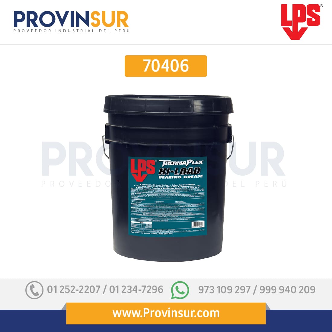 Grasa para Rodamientos 70406 LPS 1 Grasa para Rodamientos 70406 LPS