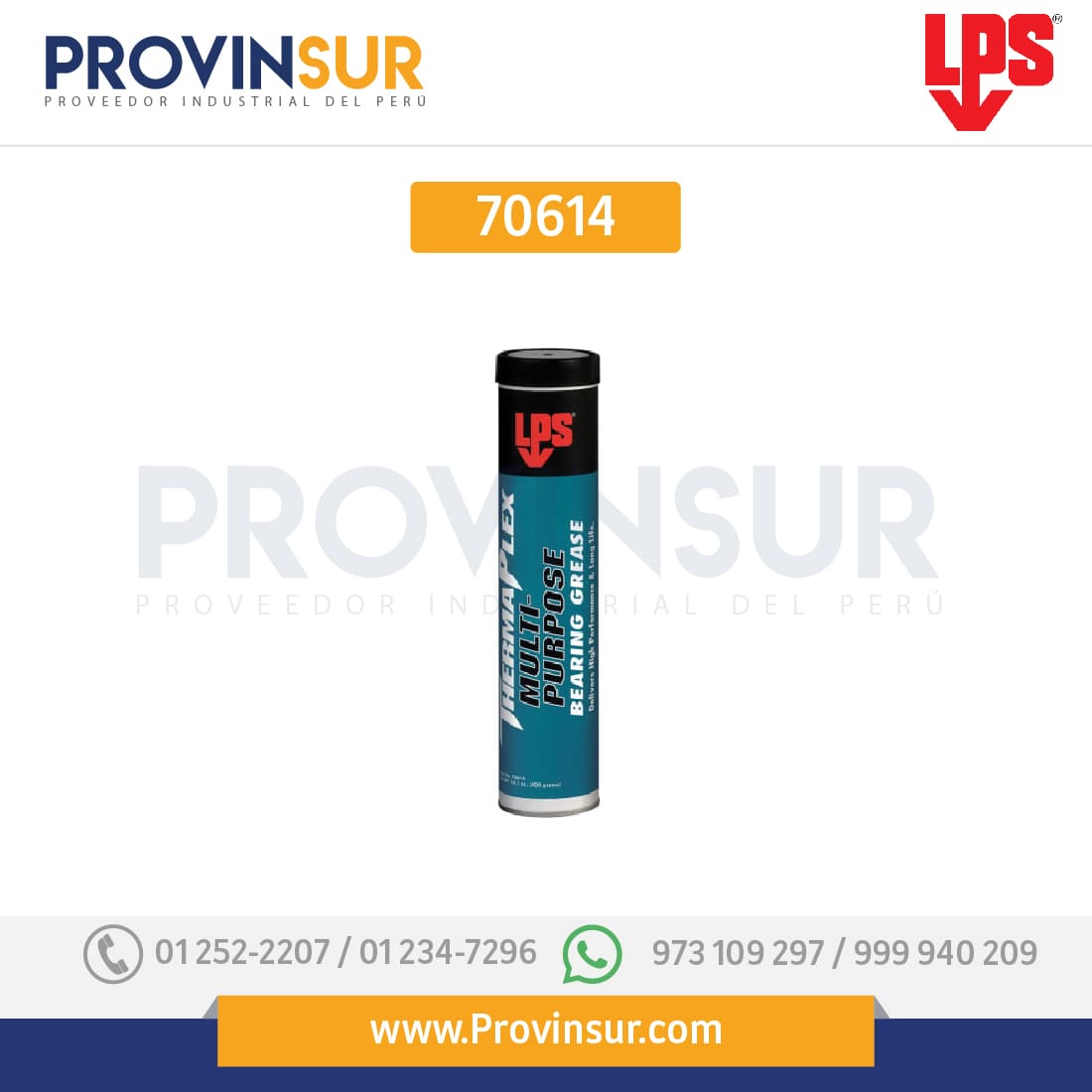Grasa para Rodamientos 70614 LPS 1 Grasa para Rodamientos 70614 LPS