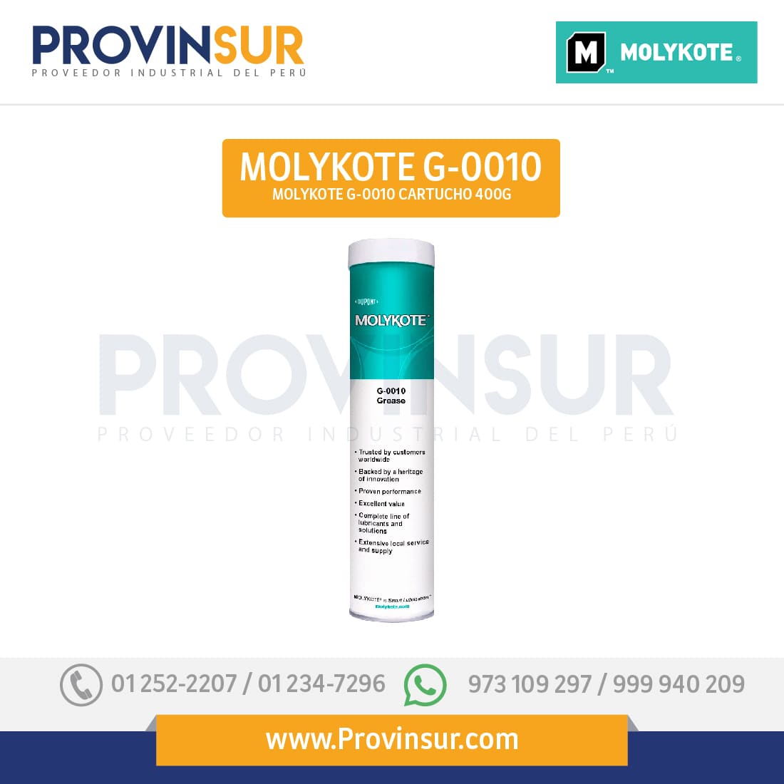 Grasa 400g Molykote G-0010 1 Grasa 400g Molykote G-0010