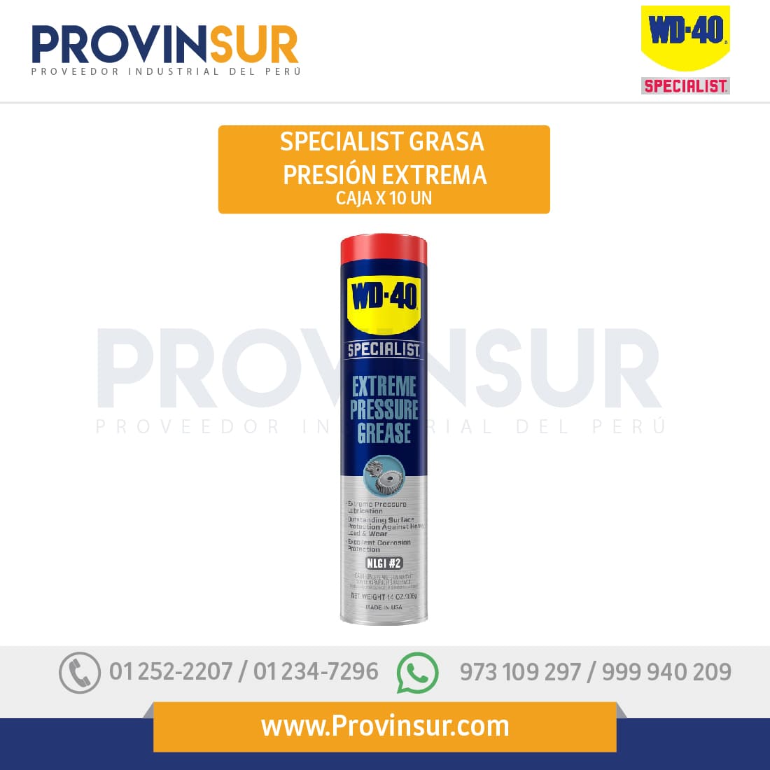 Grasa de Presión Extrema WD-40 1 Grasa de Presión Extrema WD-40