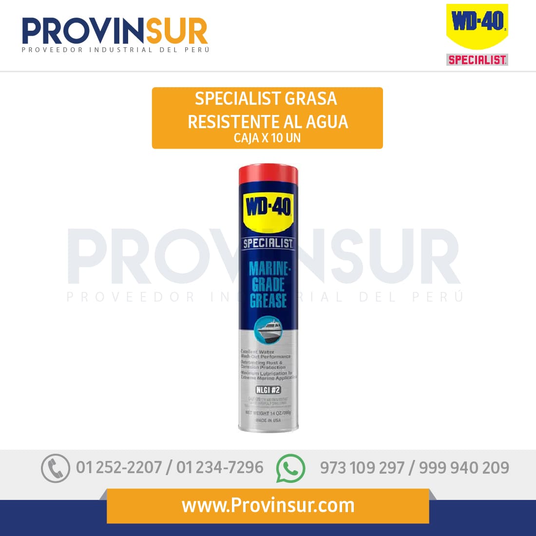 Grasa resistente al agua Specialist WD-40 1 Grasa resistente al agua Specialist WD-40