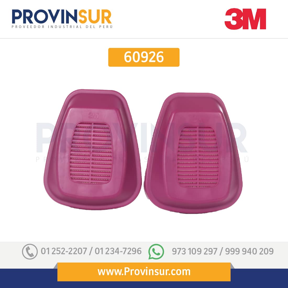 Cartucho Dual para Multigases 60926 3M 2 Cartucho Dual para Multigases 60926 3M