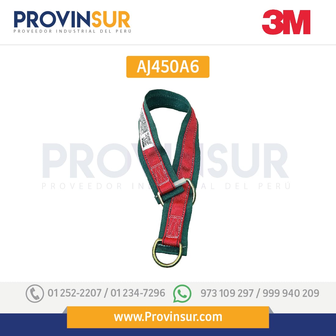 Adaptador de anclaje Protecta AJ450A6 3M 1 Adaptador de anclaje Protecta AJ450A6 3M