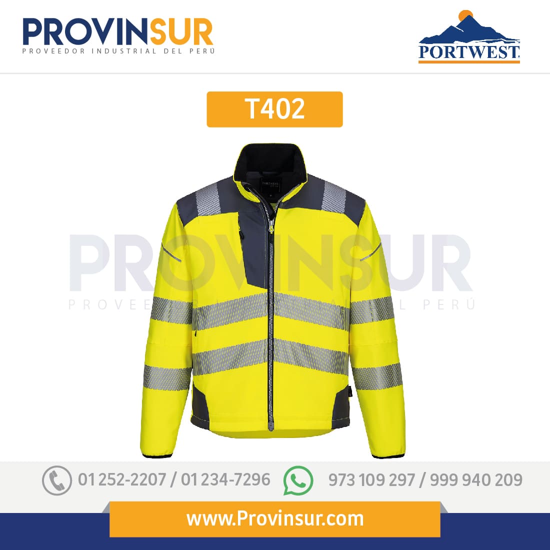 Softshell de alta visibilidad PW3 T402 Portwest 11 Softshell de alta visibilidad PW3 T402 Portwest