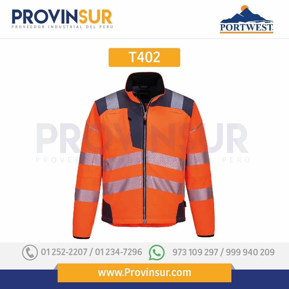 Softshell de alta visibilidad PW3 T402 Portwest 5 Softshell de alta visibilidad PW3 T402 Portwest