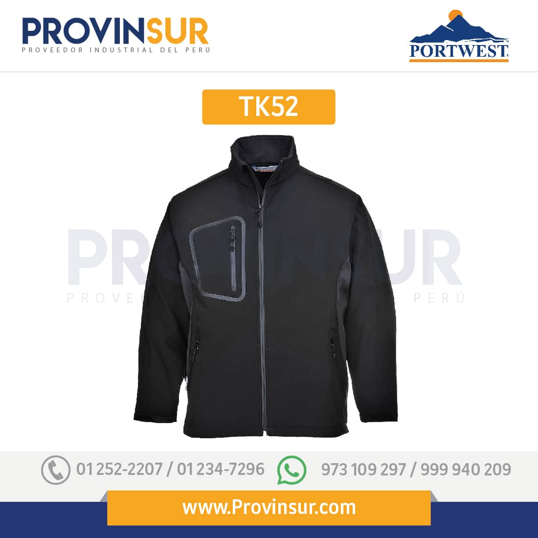 Chaqueta Softshell Duo TK52 Portwest 1 Chaqueta Softshell Duo TK52 Portwest