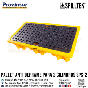 Inicio Nuevo 37 Pallet antiderrame para 2 cilindros
