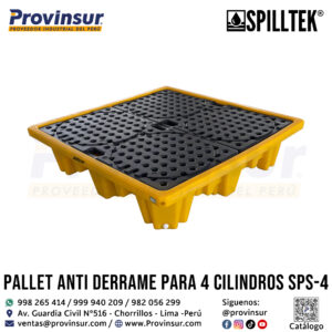 Inicio Nuevo 36 Pallet Antiderrame para 4 cilindros