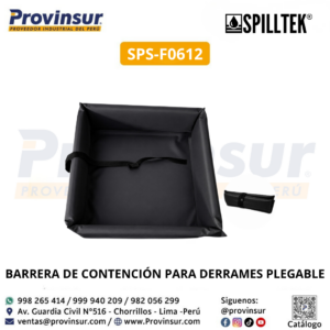 BARRERA DE CONTENCIÓN PARA DERRAMES PLEGABLE SPS-F0612