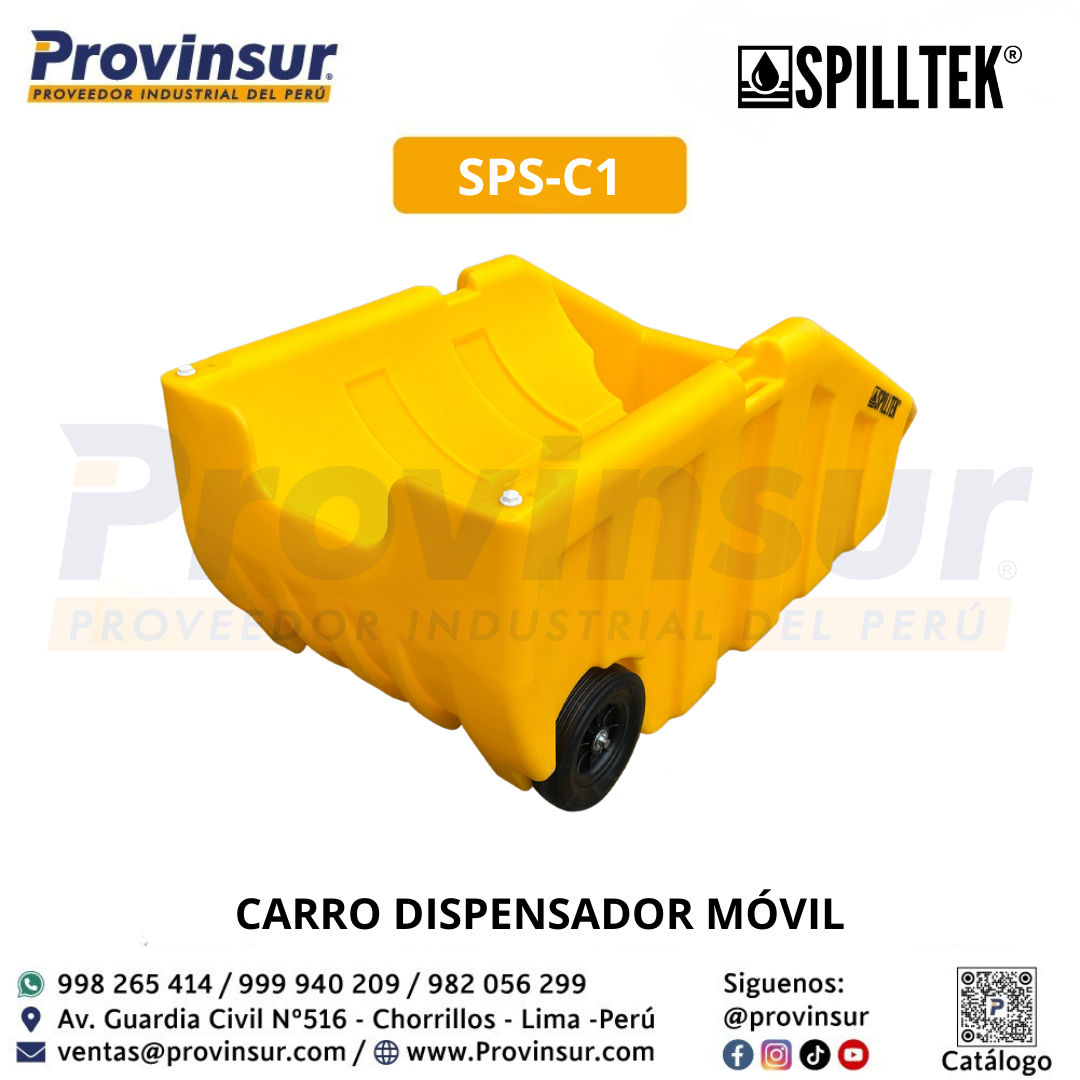 CARRO DISPENSADOR MÓVIL SPS-C1 SPILLTEK 2 CARRO DISPENSADOR MÓVIL SPS-C1 SPILLTEK