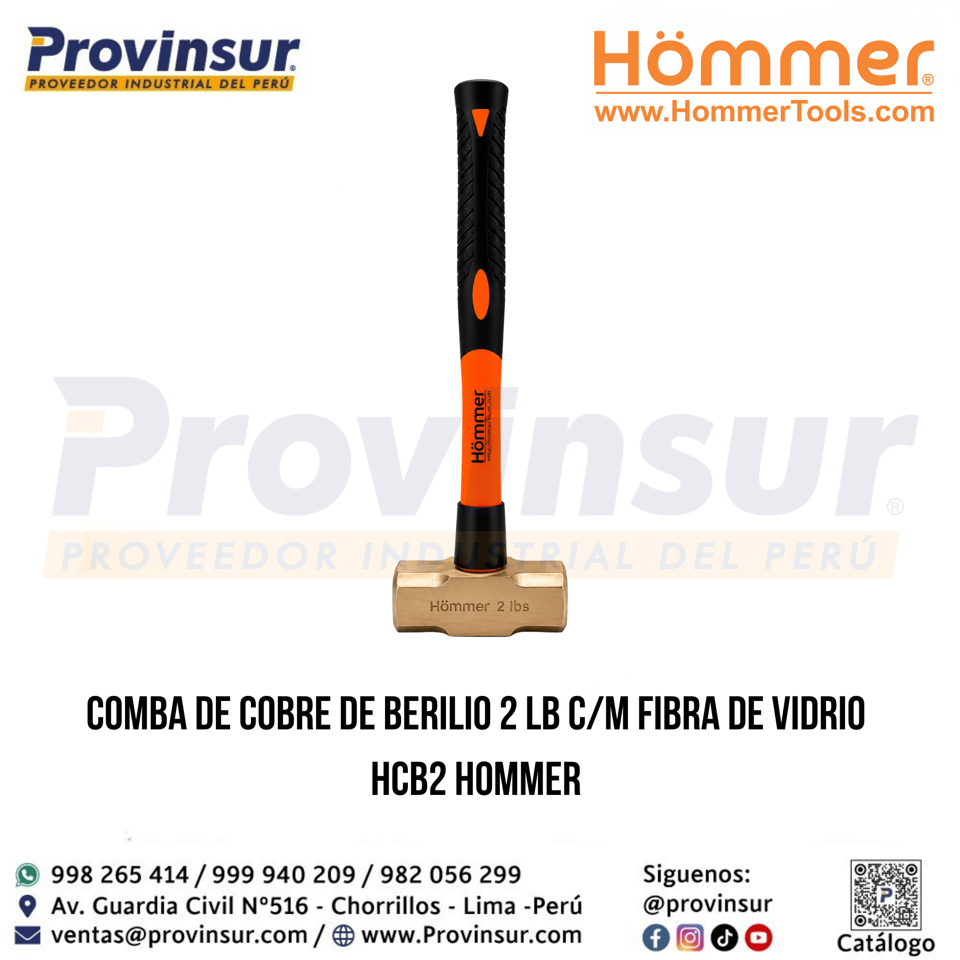 COMBA DE COBRE DE BERILIO 2 LB CM FIBRA DE VIDRIO HCB2 HOMMER 1 COMBA DE COBRE DE BERILIO 2 LB CM FIBRA DE VIDRIO HCB2 HOMMER