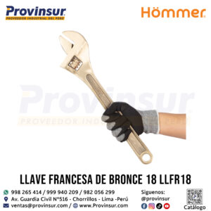 LLAVE FRANCESA DE BRONCE 18" LLFR18 HOMMER