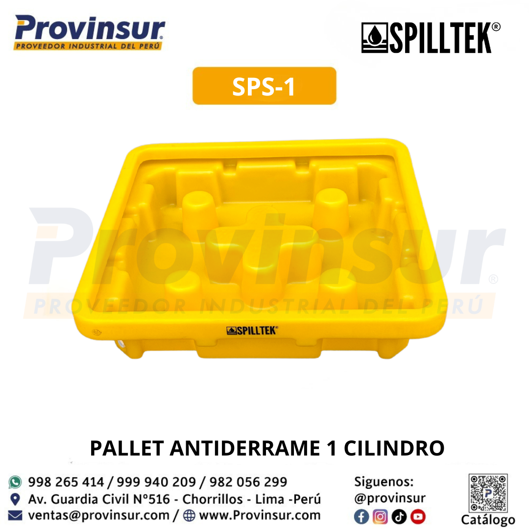 PALLET ANTIDERRAME 1 CILINDRO SPS-1 SPILLTEK 2 PALLET ANTIDERRAME 1 CILINDRO SPS-1 SPILLTEK