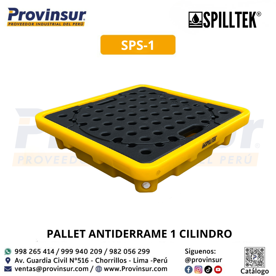 PALLET ANTIDERRAME 1 CILINDRO SPS-1 SPILLTEK 1 PALLET ANTIDERRAME 1 CILINDRO SPS-1 SPILLTEK