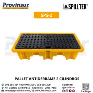 PALLET ANTIDERRAME 2 CILINDROS SPS-2 SPILLTEK