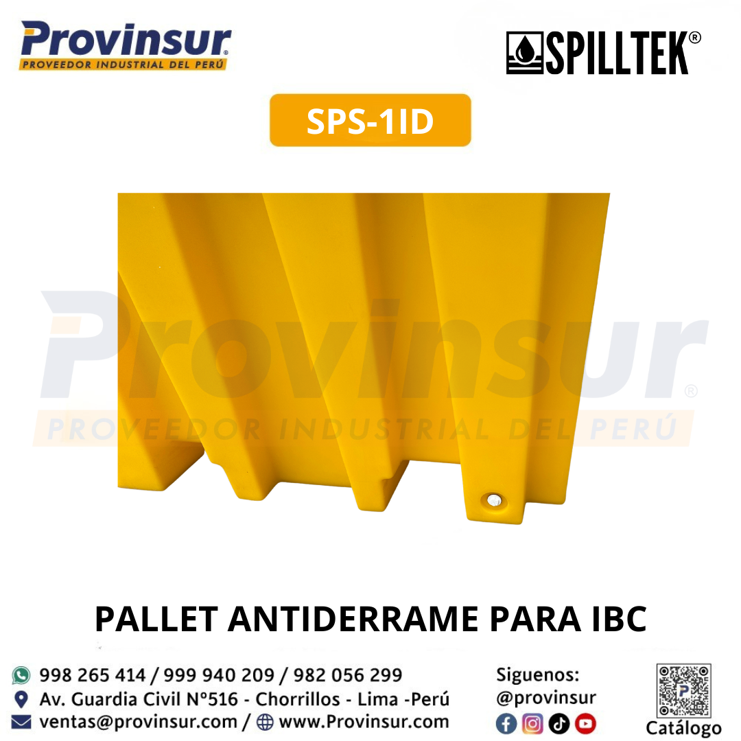 PALLET ANTIDERRAME PARA IBC SPS-1ID SPILLTEK 5 PALLET ANTIDERRAME PARA IBC SPS-1ID SPILLTEK