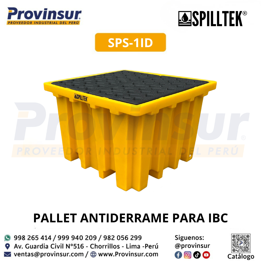 PALLET ANTIDERRAME PARA IBC SPS-1ID SPILLTEK 4 PALLET ANTIDERRAME PARA IBC SPS-1ID SPILLTEK