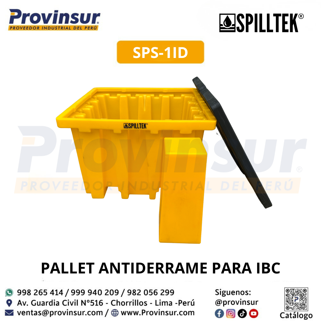 PALLET ANTIDERRAME PARA IBC SPS-1ID SPILLTEK 3 PALLET ANTIDERRAME PARA IBC SPS-1ID SPILLTEK