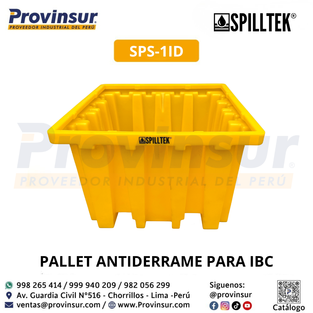 PALLET ANTIDERRAME PARA IBC SPS-1ID SPILLTEK 2 PALLET ANTIDERRAME PARA IBC SPS-1ID SPILLTEK
