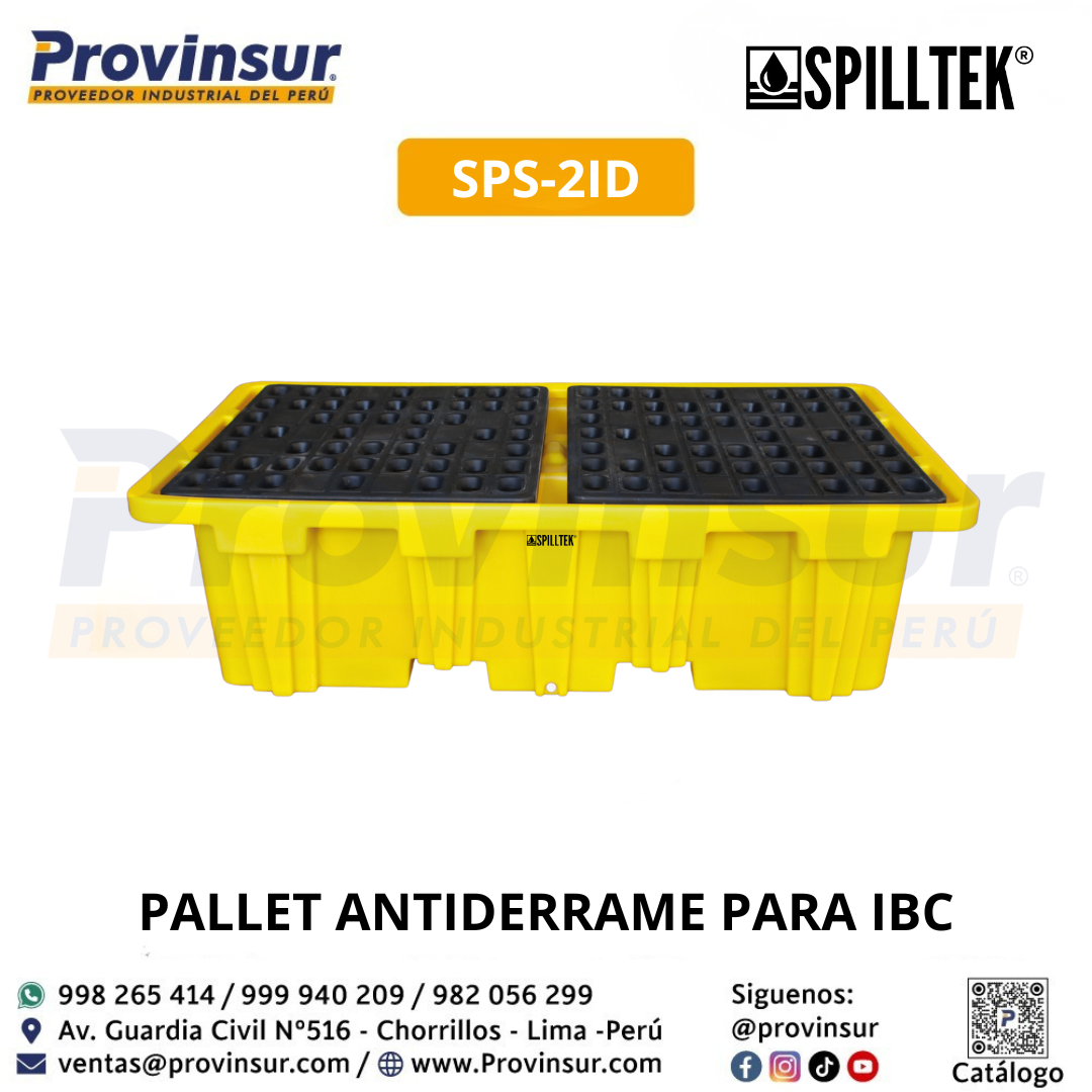 PALLET ANTIDERRAME PARA IBC SPS-2ID SPILLTEK 9 PALLET ANTIDERRAME PARA IBC SPS-2ID SPILLTEK
