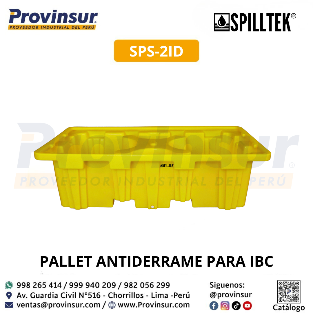PALLET ANTIDERRAME PARA IBC SPS-2ID SPILLTEK 8 PALLET ANTIDERRAME PARA IBC SPS-2ID SPILLTEK