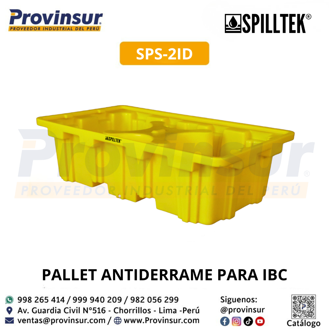PALLET ANTIDERRAME PARA IBC SPS-2ID SPILLTEK 7 PALLET ANTIDERRAME PARA IBC SPS-2ID SPILLTEK