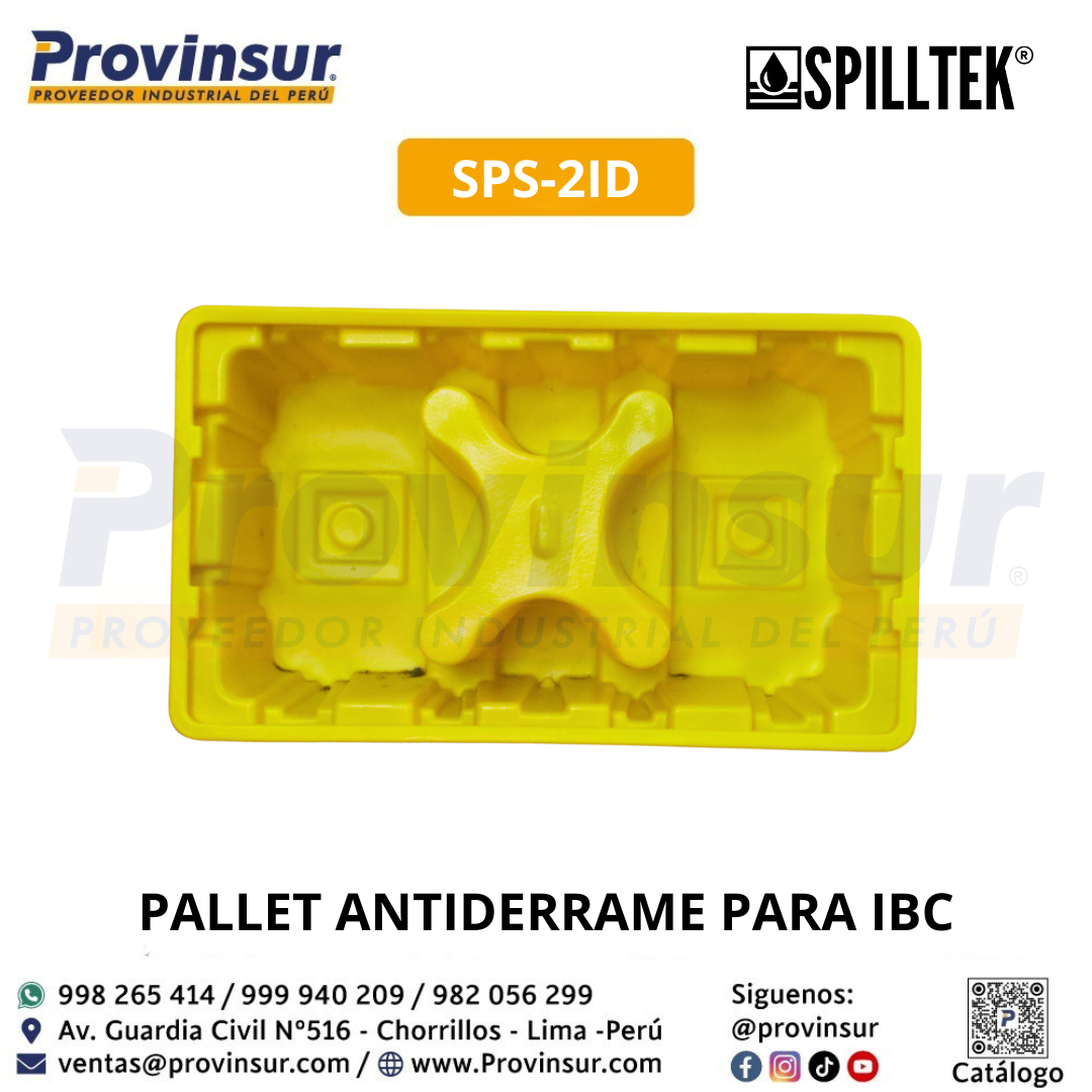 PALLET ANTIDERRAME PARA IBC SPS-2ID SPILLTEK 6 PALLET ANTIDERRAME PARA IBC SPS-2ID SPILLTEK