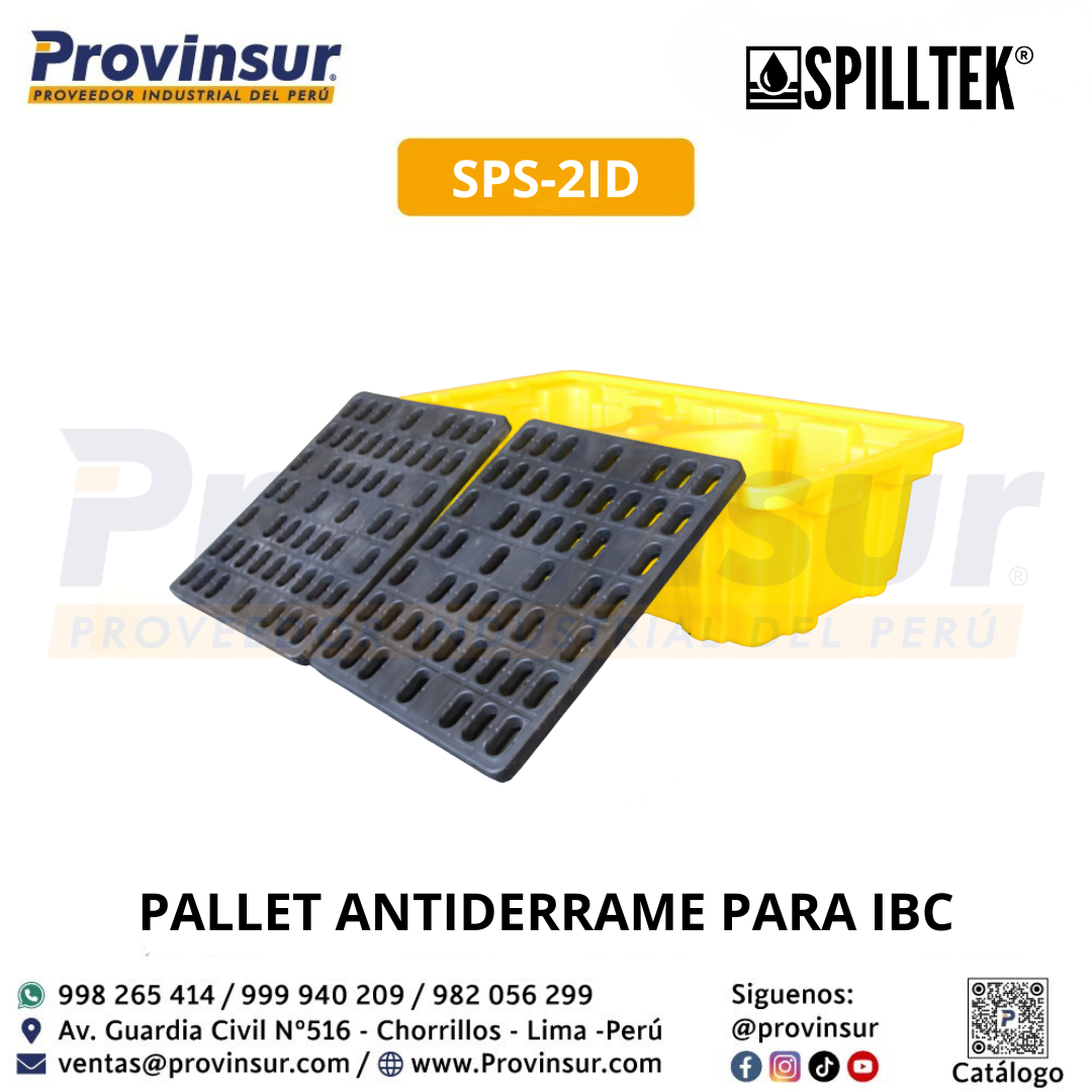 PALLET ANTIDERRAME PARA IBC SPS-2ID SPILLTEK 5 PALLET ANTIDERRAME PARA IBC SPS-2ID SPILLTEK
