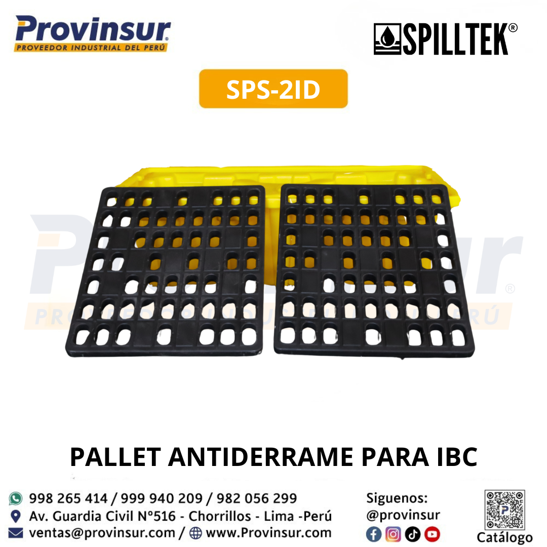 PALLET ANTIDERRAME PARA IBC SPS-2ID SPILLTEK 4 PALLET ANTIDERRAME PARA IBC SPS-2ID SPILLTEK