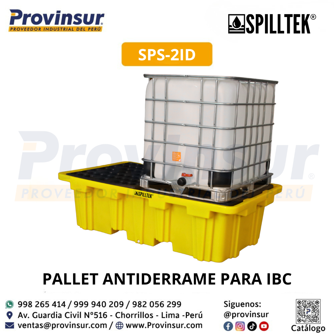 PALLET ANTIDERRAME PARA IBC SPS-2ID SPILLTEK 3 PALLET ANTIDERRAME PARA IBC SPS-2ID SPILLTEK