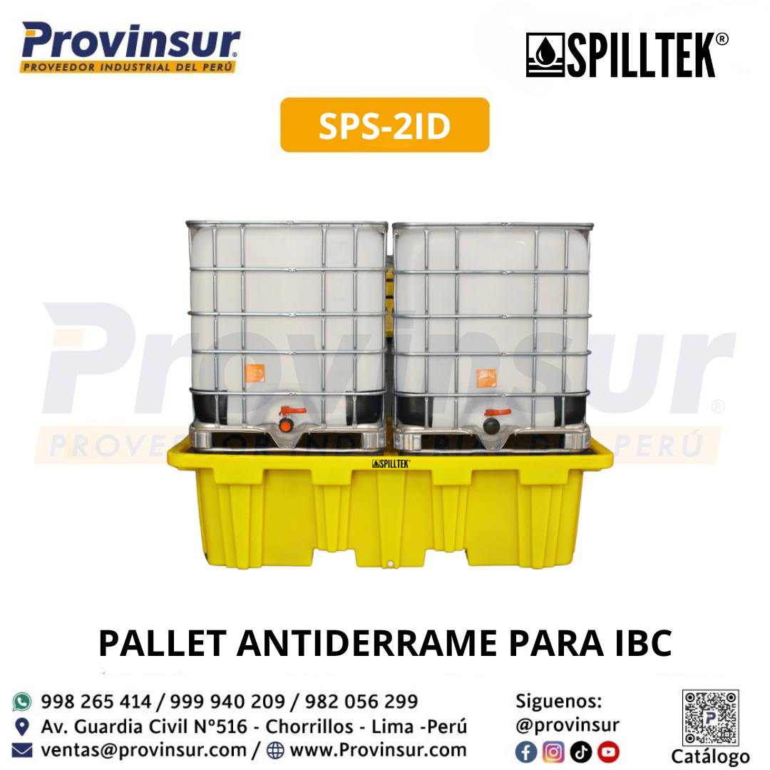 PALLET ANTIDERRAME PARA IBC SPS-2ID SPILLTEK 2 PALLET ANTIDERRAME PARA IBC SPS-2ID SPILLTEK