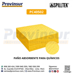 PAÑO ABSORBENTE PARA QUÍMICOS PC40502 SPILLTEK