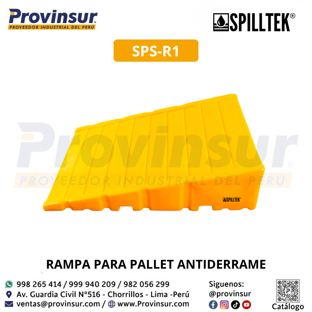 RAMPA PARA PALLET ANTIDERRAME SPS-R1 SPILLTEK 1 RAMPA PARA PALLET ANTIDERRAME SPS-R1 SPILLTEK