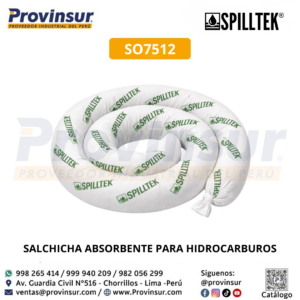 Inicio Nuevo 36 SALCHICHA ABSORBENTE PARA HIROCARBUROS SO7512 SPILLTEK