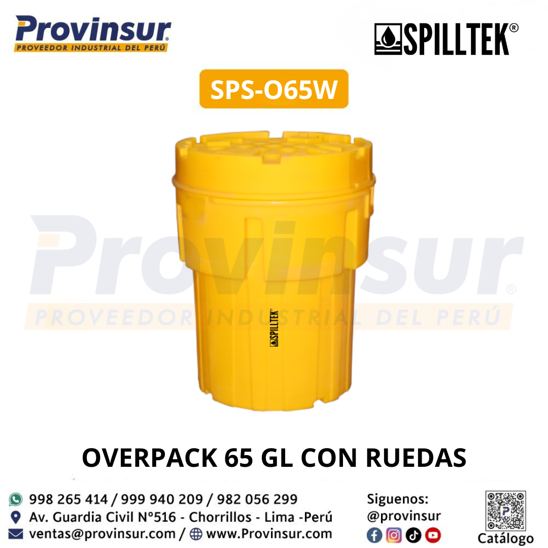 OVERPACK 65 GL CON RUEDAS SPS-O65W SPILLTEK 2 OVERPACK 65 GL CON RUEDAS SPS-O65W SPILLTEK